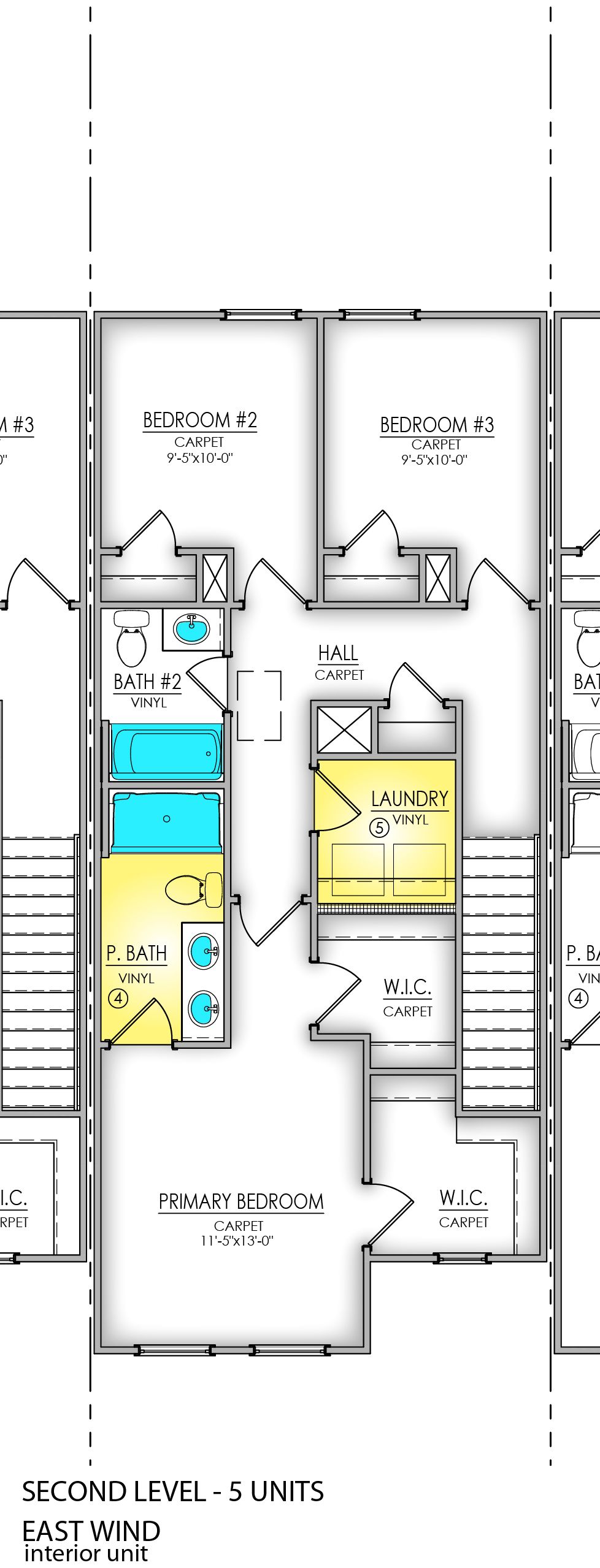 Second Level - 5 Units