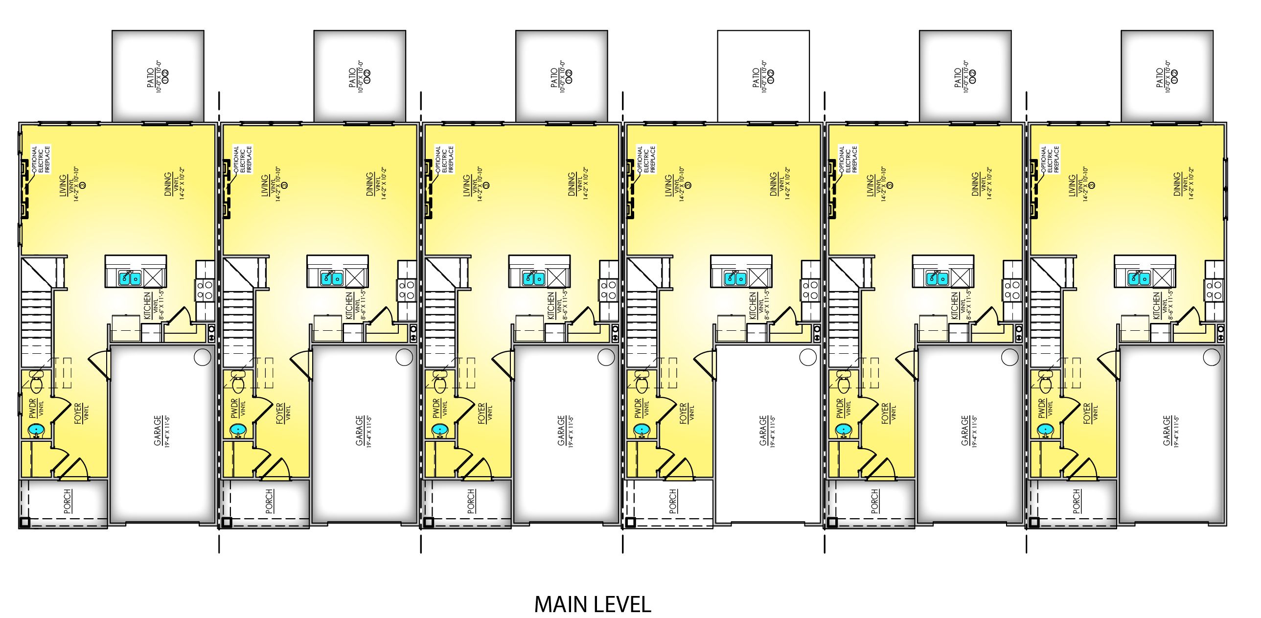 6 Units - Main Level