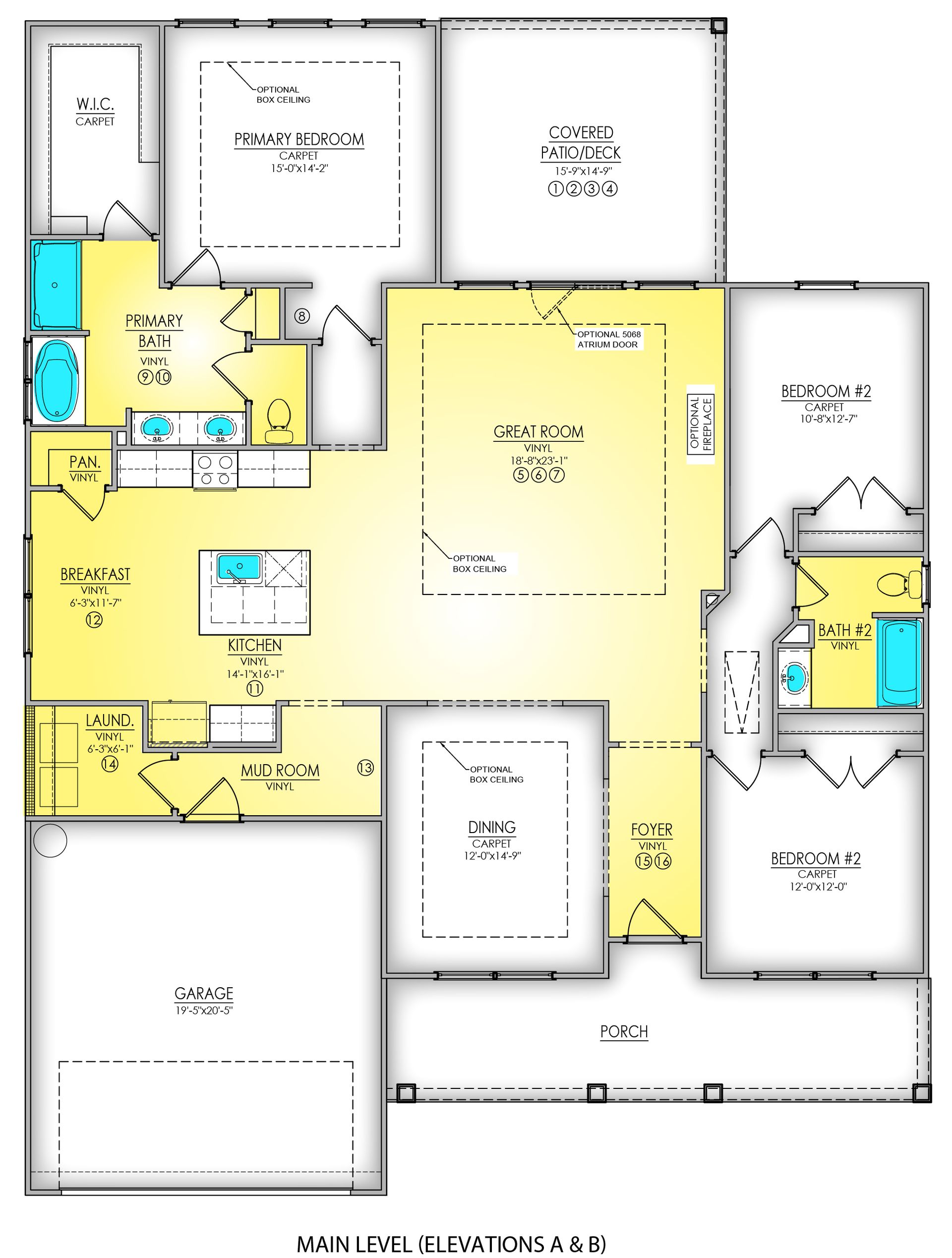 Main Level - A & B