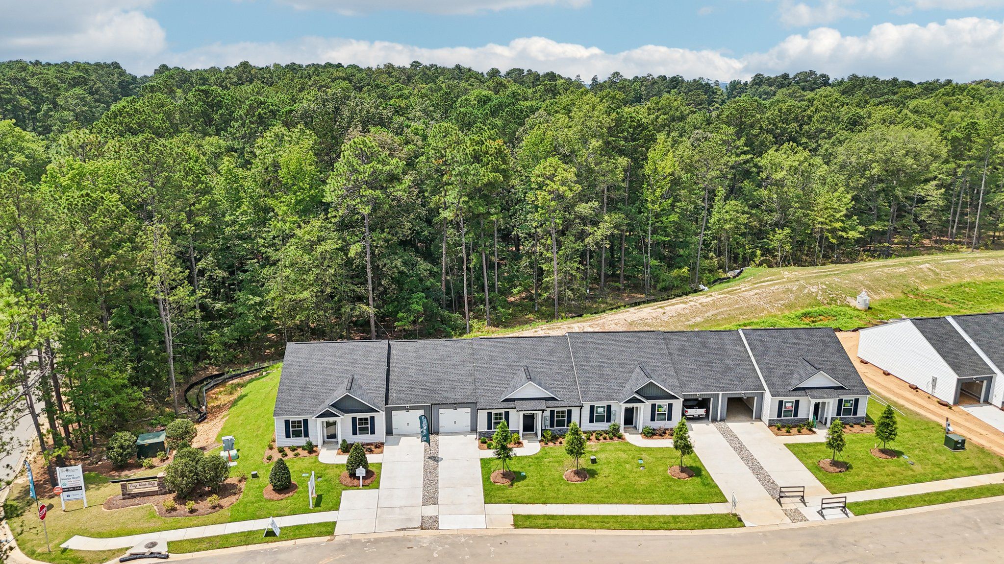 Piney Woods Bluff Community Aerial Shot
