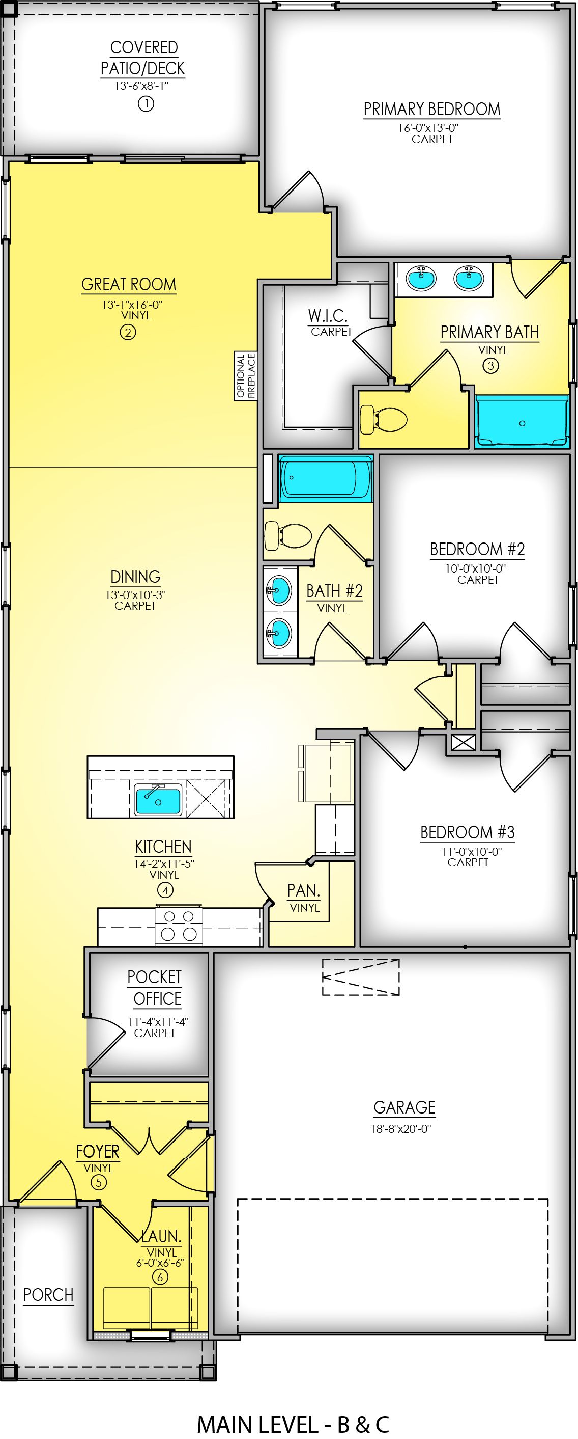 Main Level - B & C