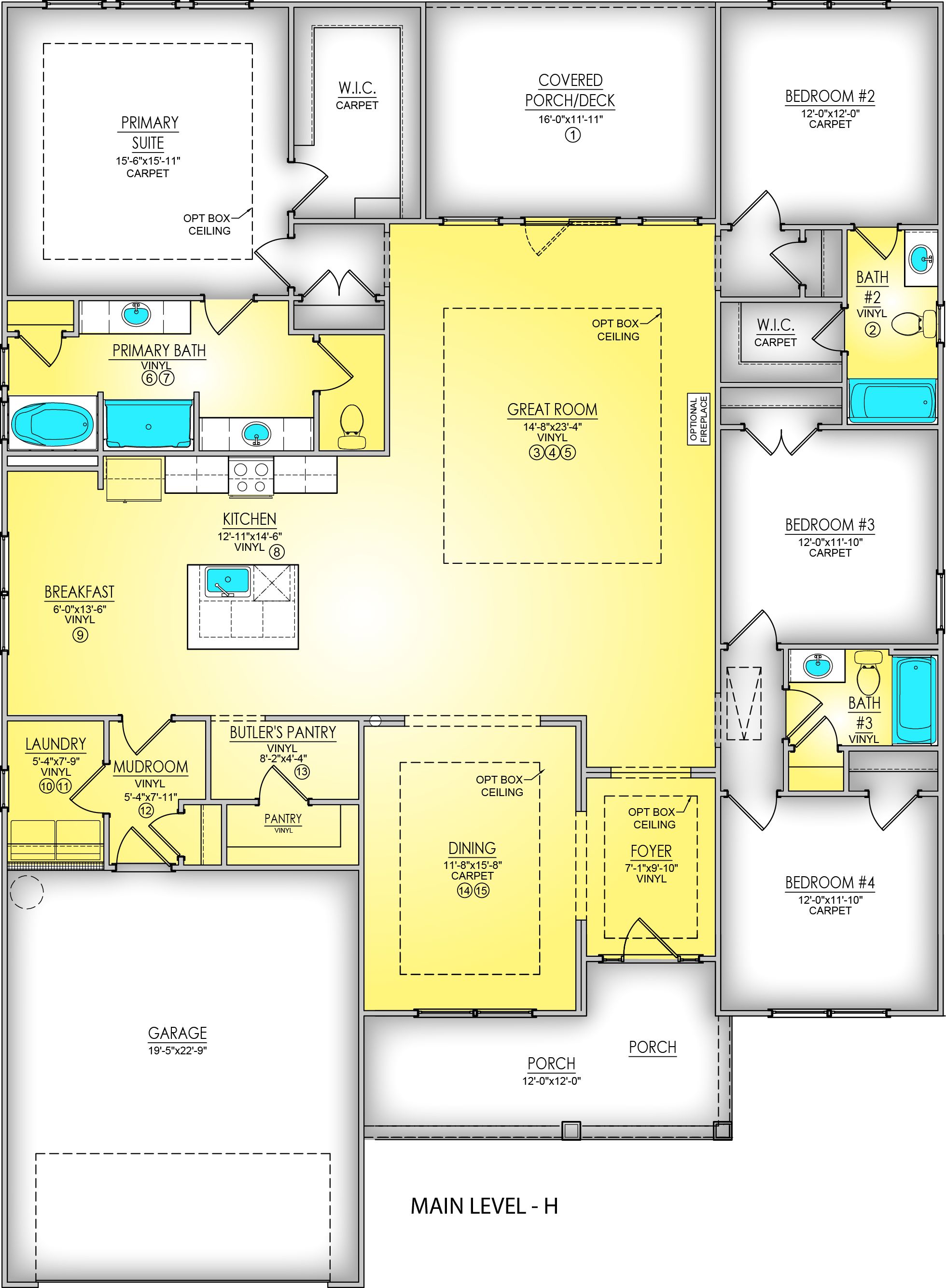 Main Level - H
