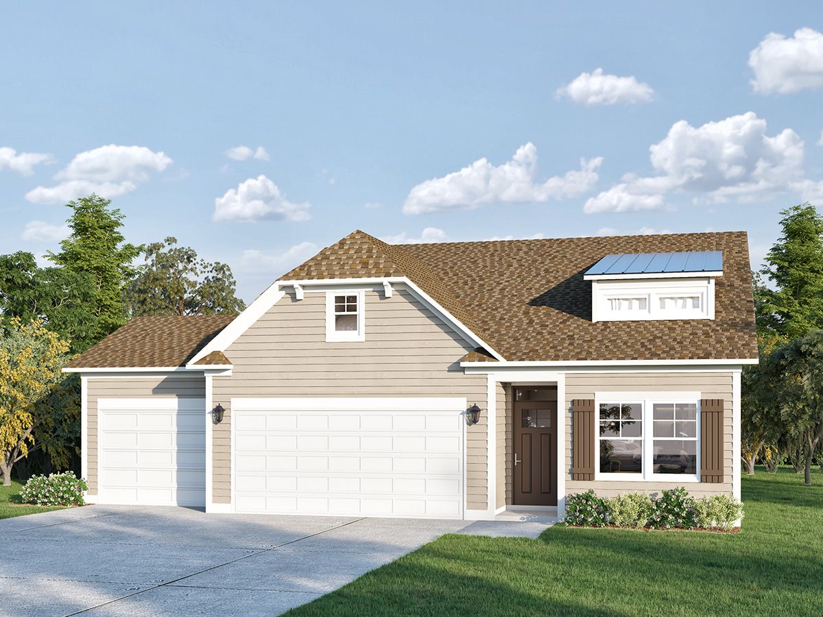 Elevation C - 3rd Car Garage