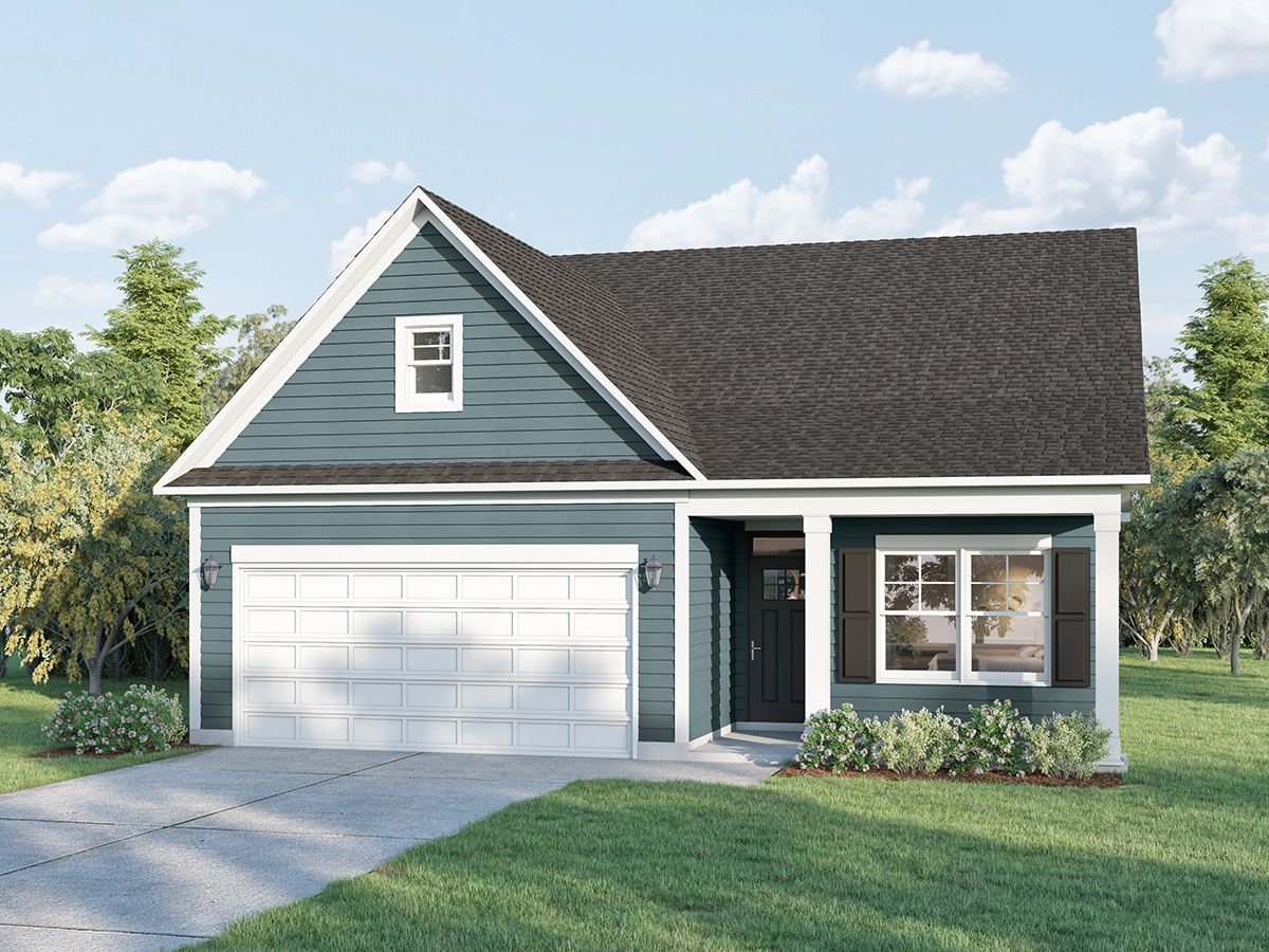 Elevation A - Extended Porch