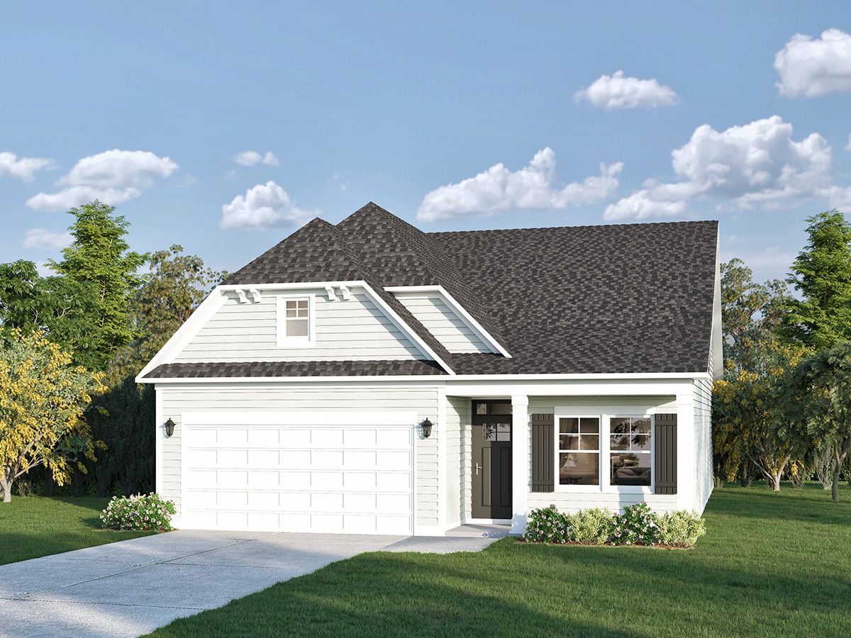 Elevation B - Extended Porch