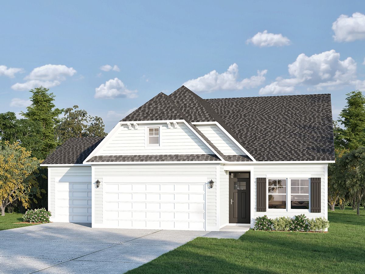 Elevation B - 3rd Car Garage