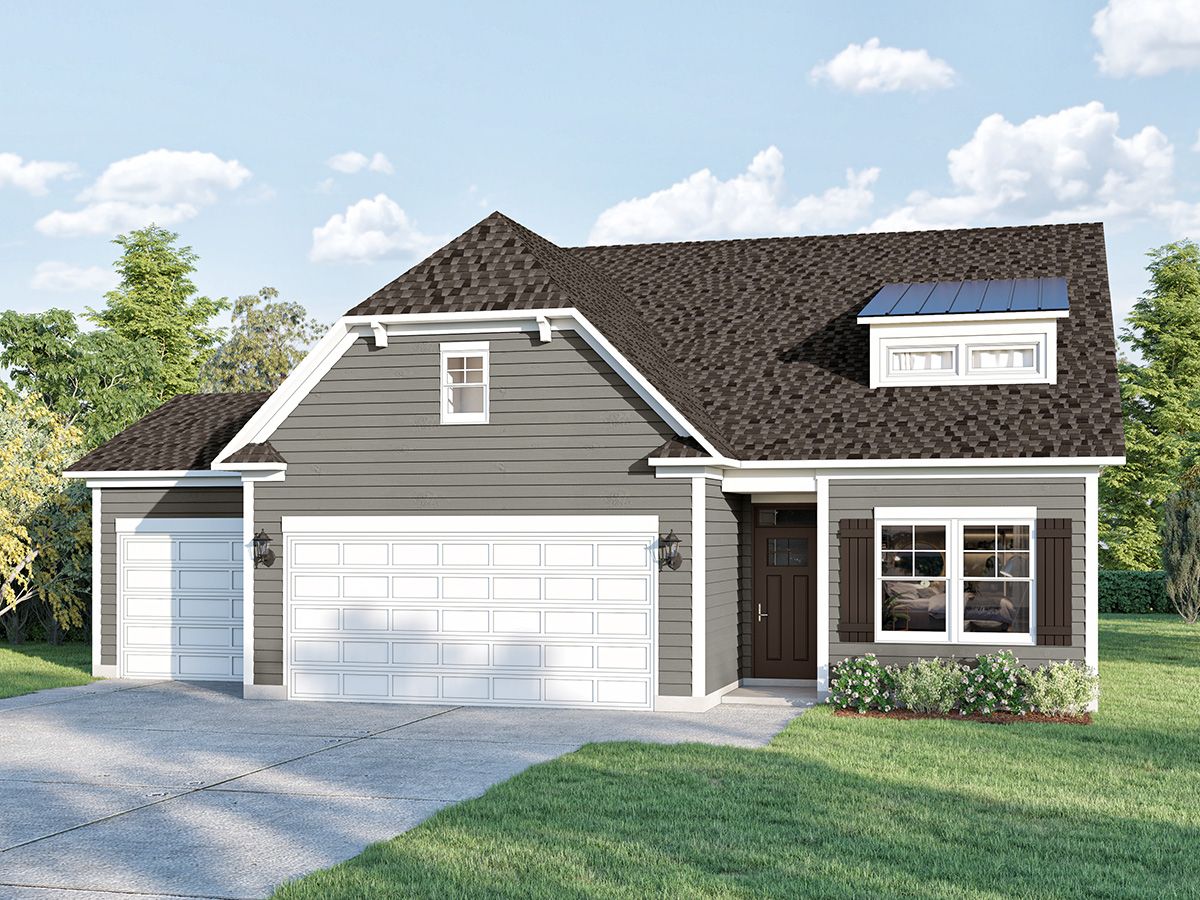 Elevation C - 3rd Car Garage