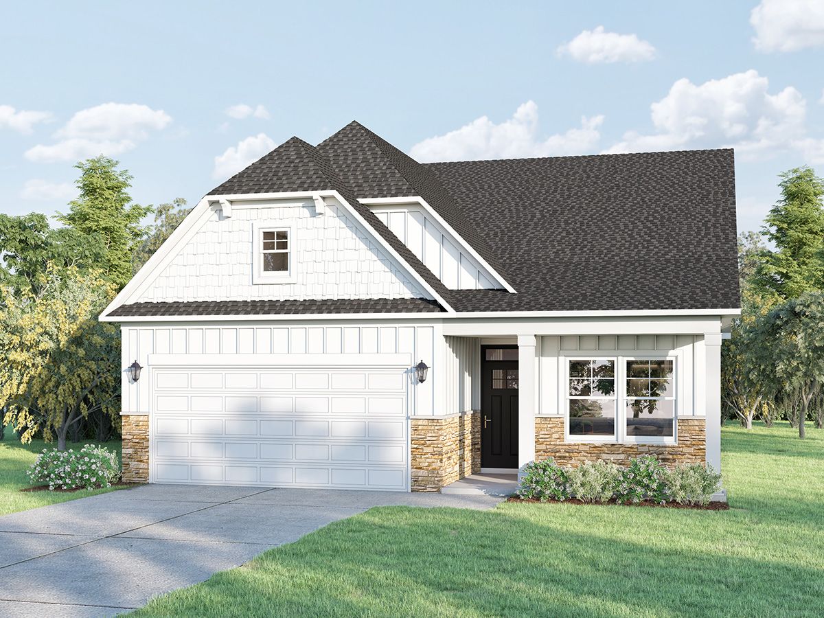 Elevation D - Extended Porch