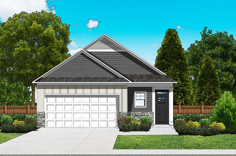 Elevation A6 - Extended Porch