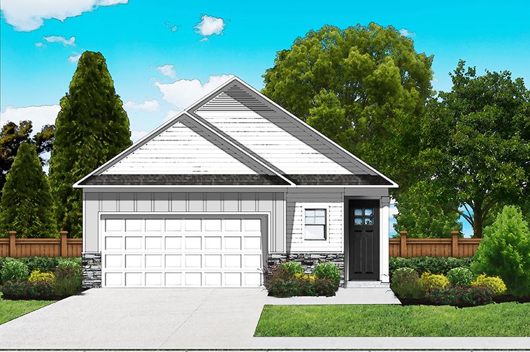 Elevation A6 - Optional Door