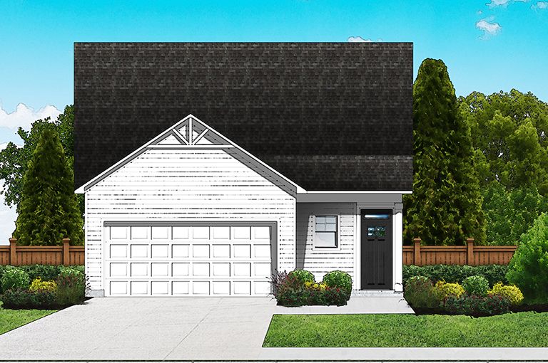 Elevation C - Extended Porch