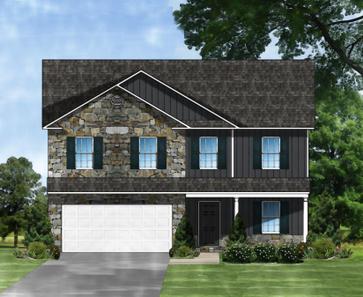 Davenport II A6 - Stone Front by Great Southern Homes in Sumter SC