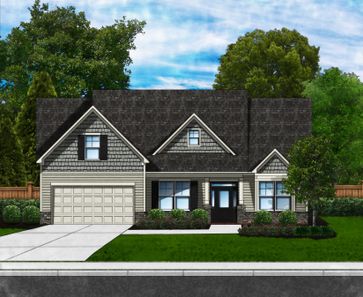Azalea D3-Brick Sides & Rear Floor Plan - Great Southern Homes