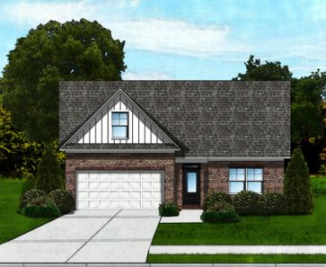 Julie II A2 (Brick Front) Floor Plan - Great Southern Homes