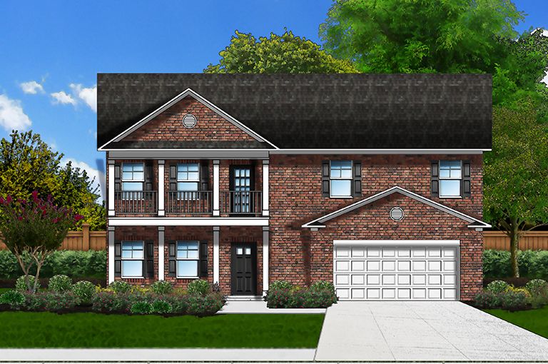 Beaujolais II F Plan at Ellerbe Estates in Dalzell, SC by Great Southern Homes