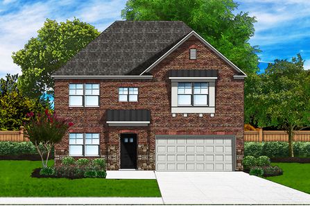 Porter II E2 (Brick Front) Floor Plan - Great Southern Homes