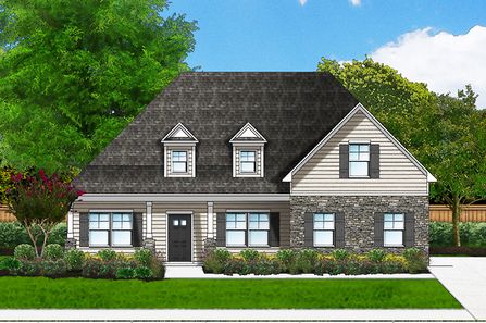 Ariel II A3 Brick Sides/Rear by Great Southern Homes in Florence SC