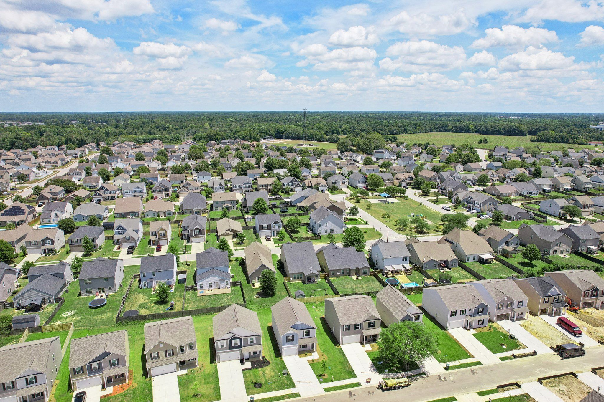 Canopy of Oaks at Hunter's Crossing Aerial View 2