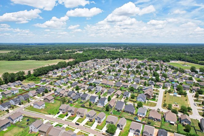Canopy of Oaks at Hunter's Crossing Aerial View 1