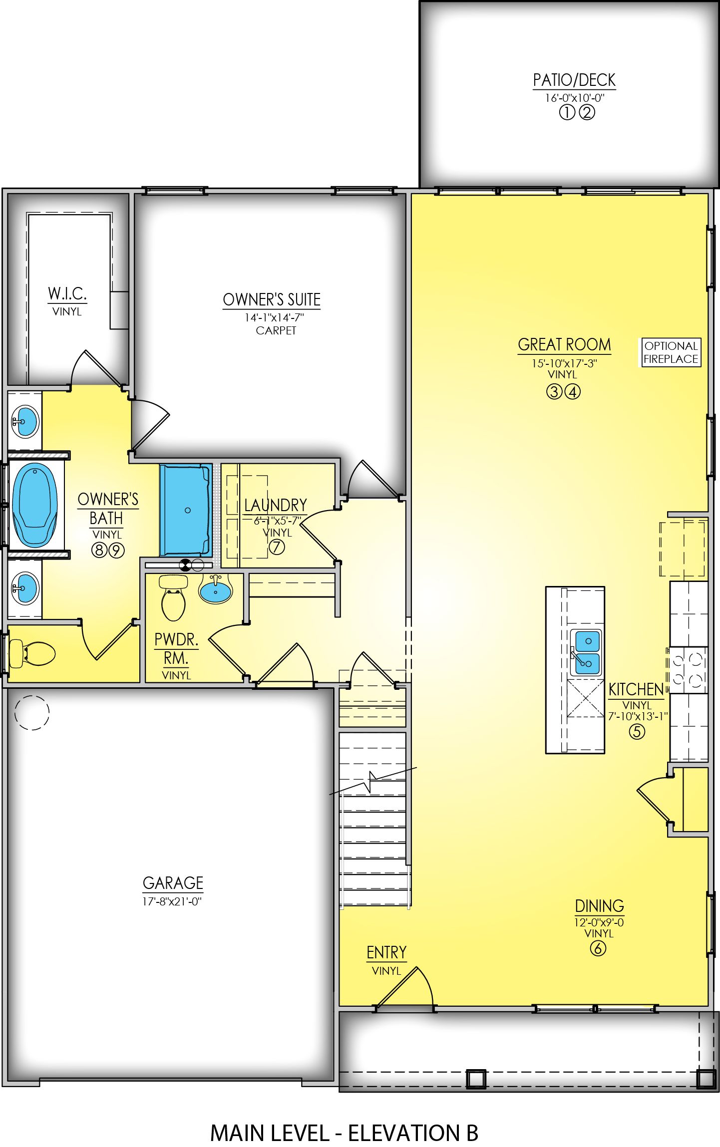Main Level - Elevation B2