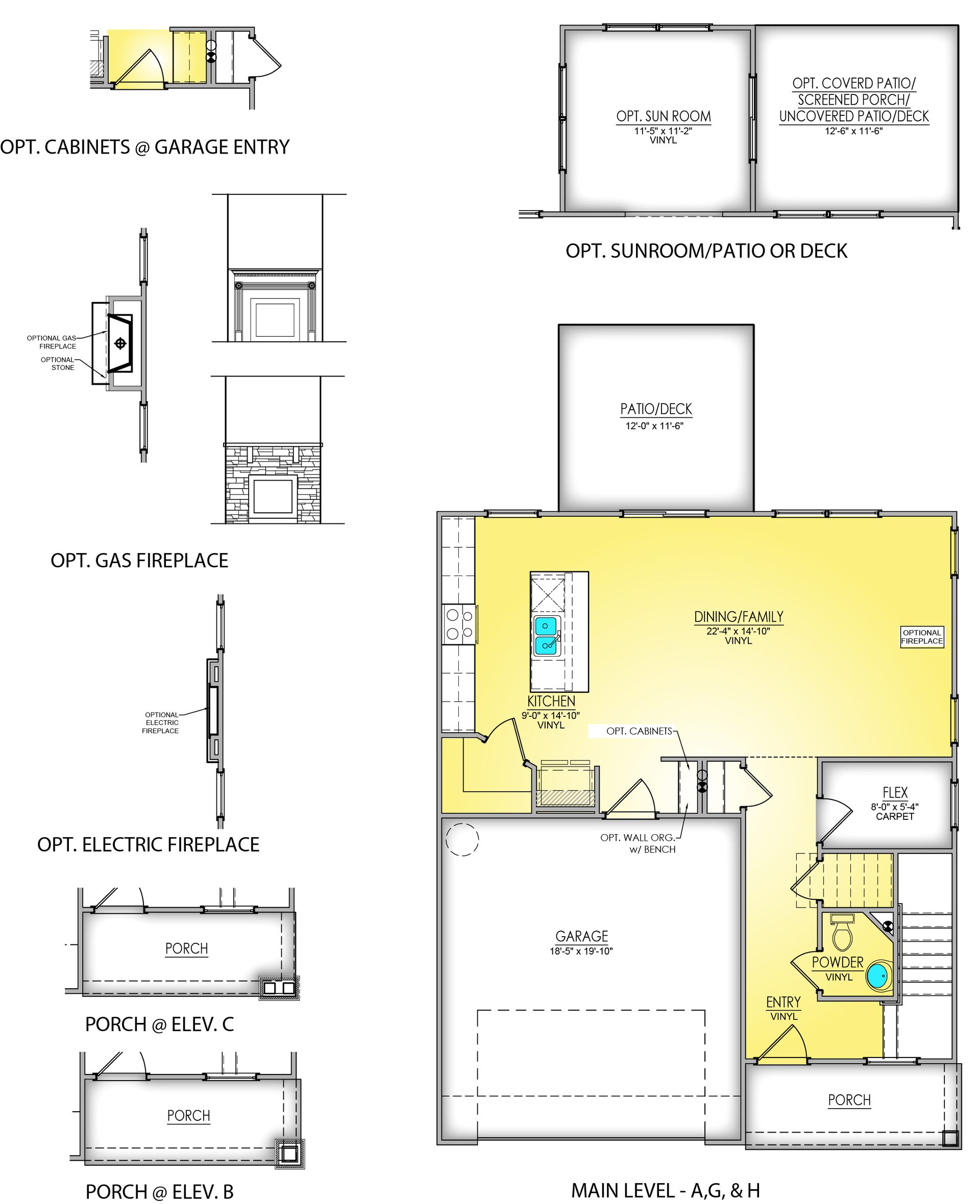 Main Level & Options