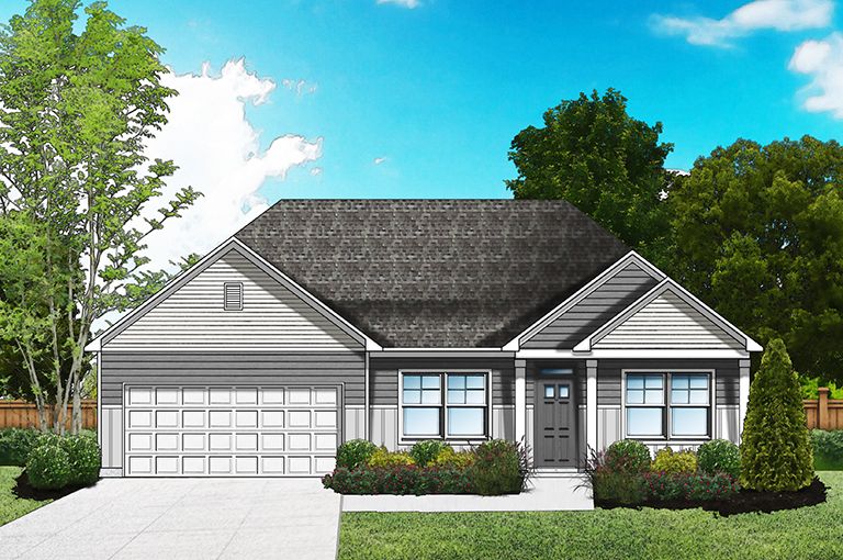 Elevation C - Opt. Extended Porch