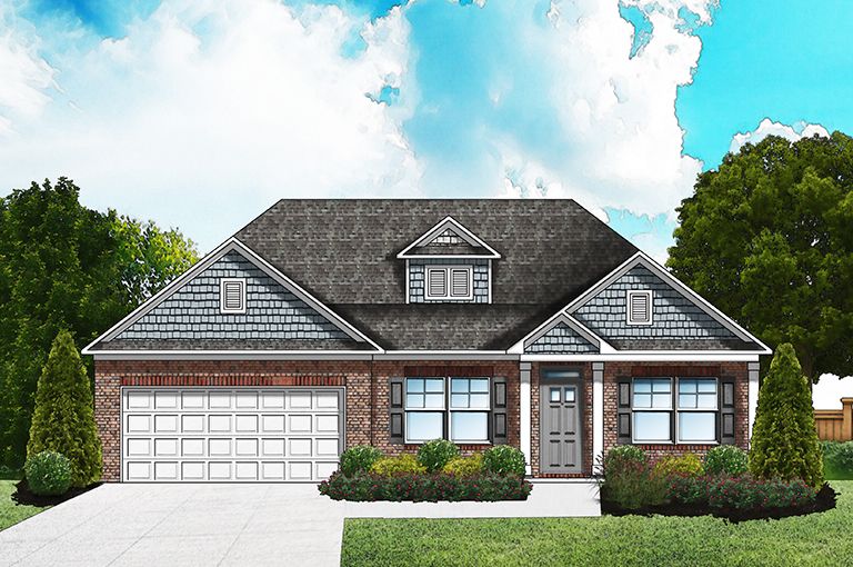 Elevation D4 - Opt. Extended Porch