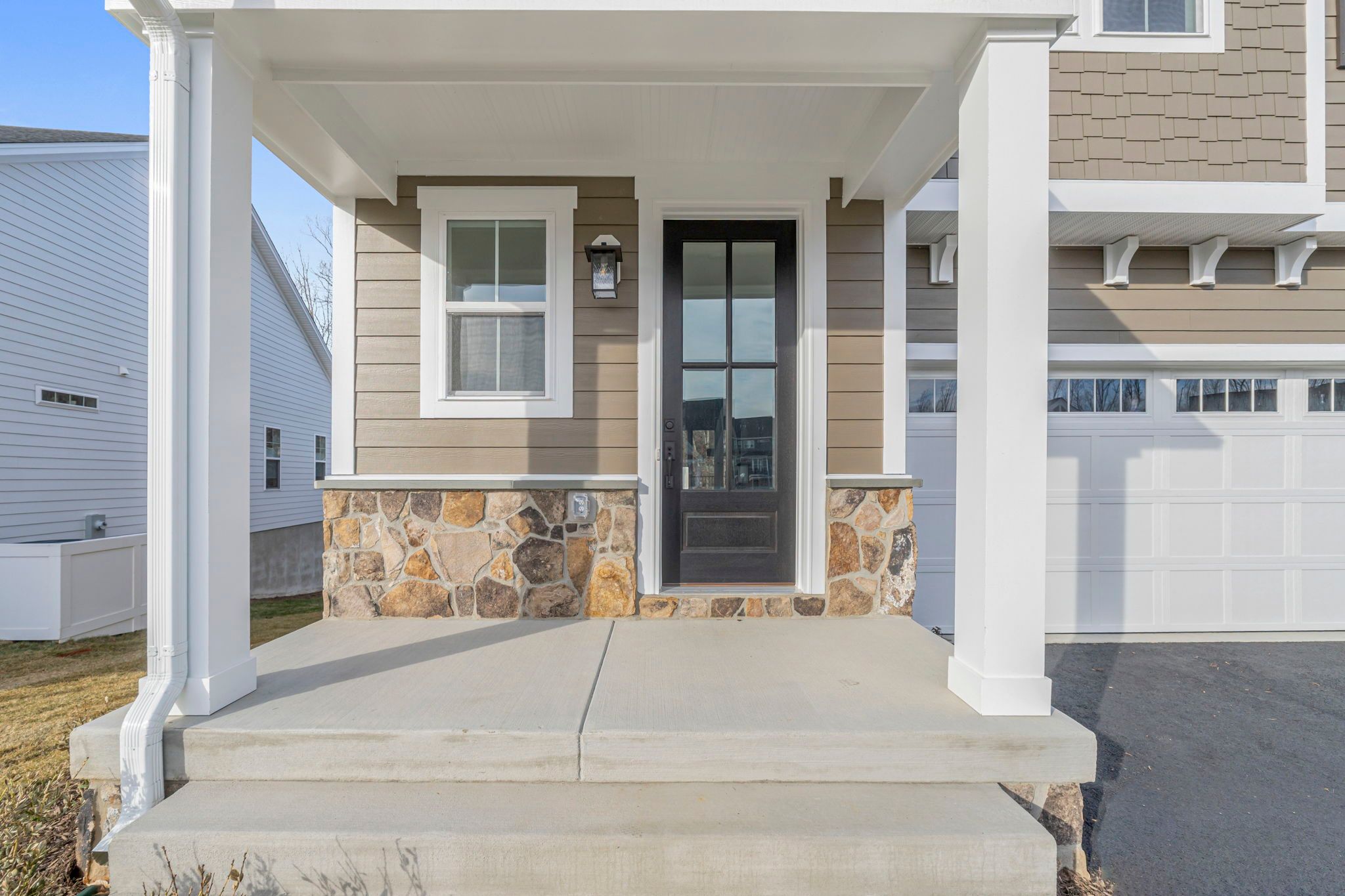 Chestnut Elevation C on a Walkout Basement Foundation