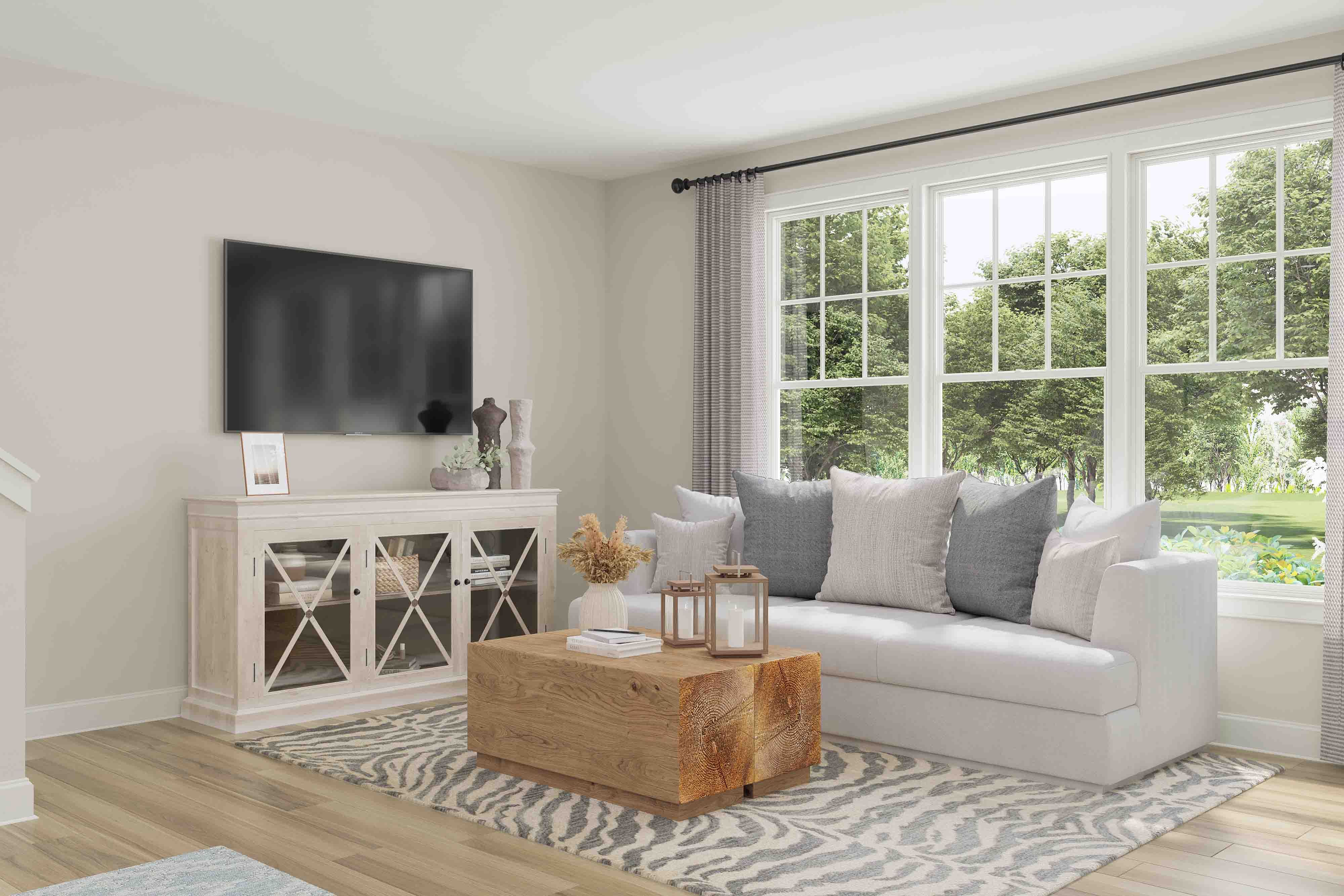 The Elm - Living Area Rendering