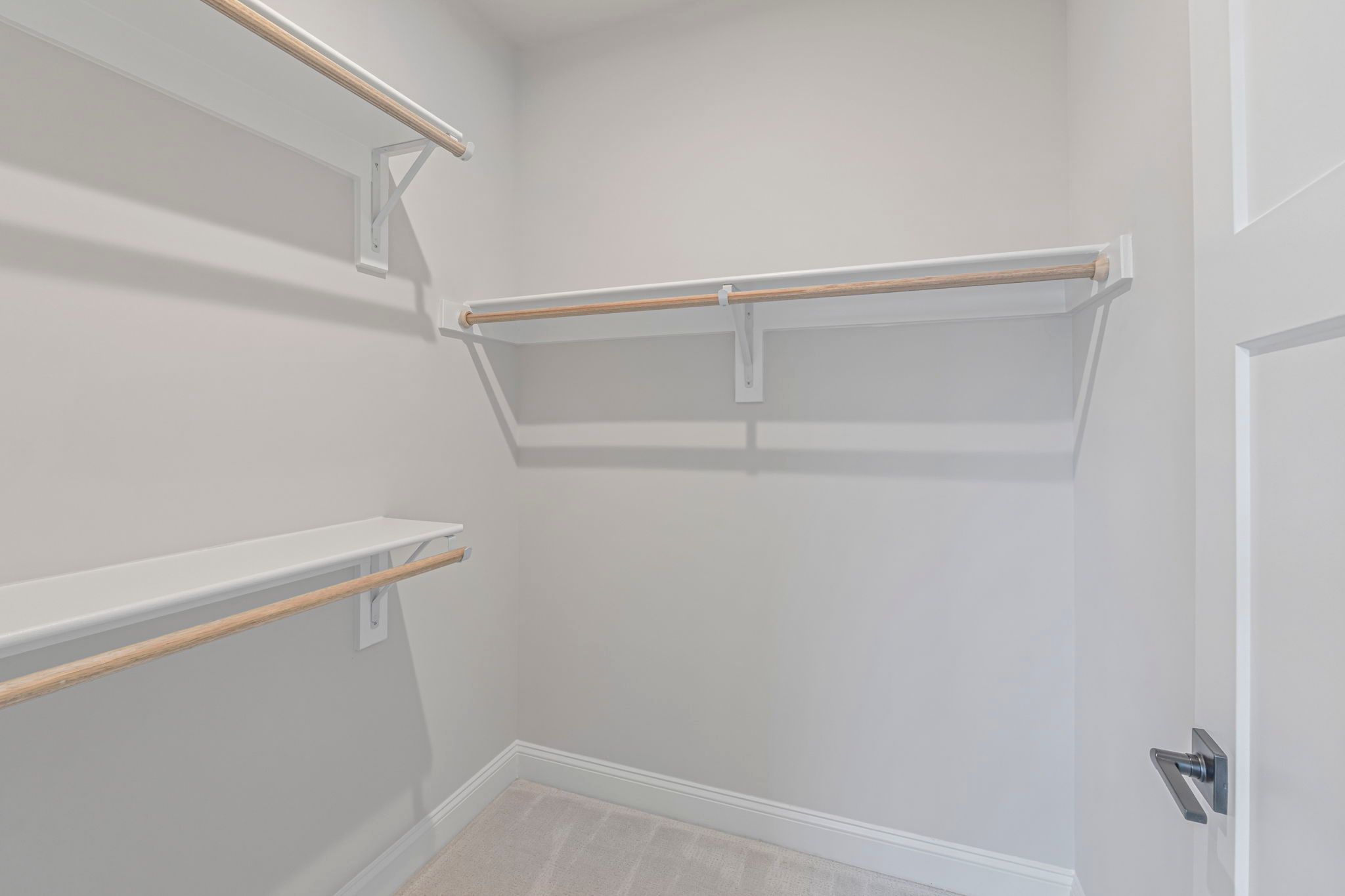 Bedroom 3 Walk-In Closet with Included Wood Shelving