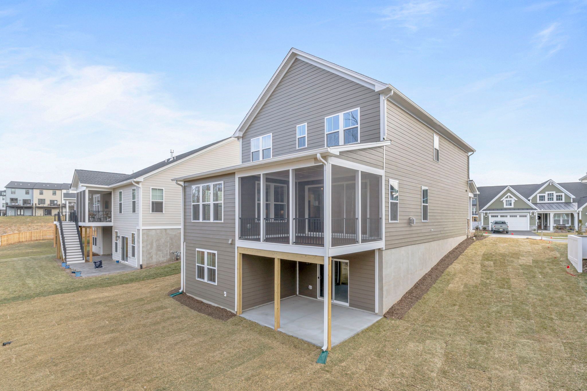 Chestnut on a Walkout Basement Foundation with Optional Morning Room and Screened Porch