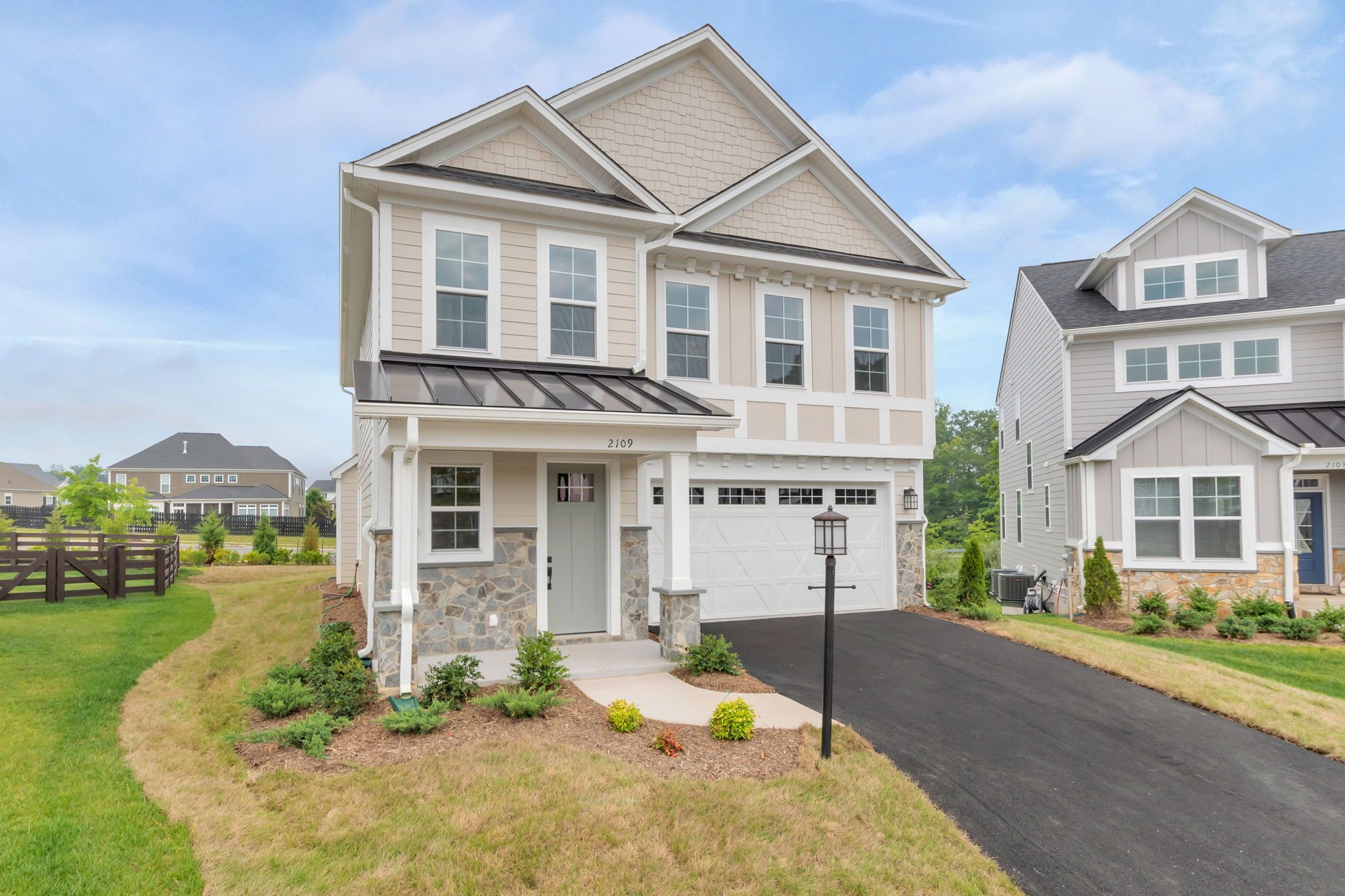 Chestnut Elevation B on Slab Foundation