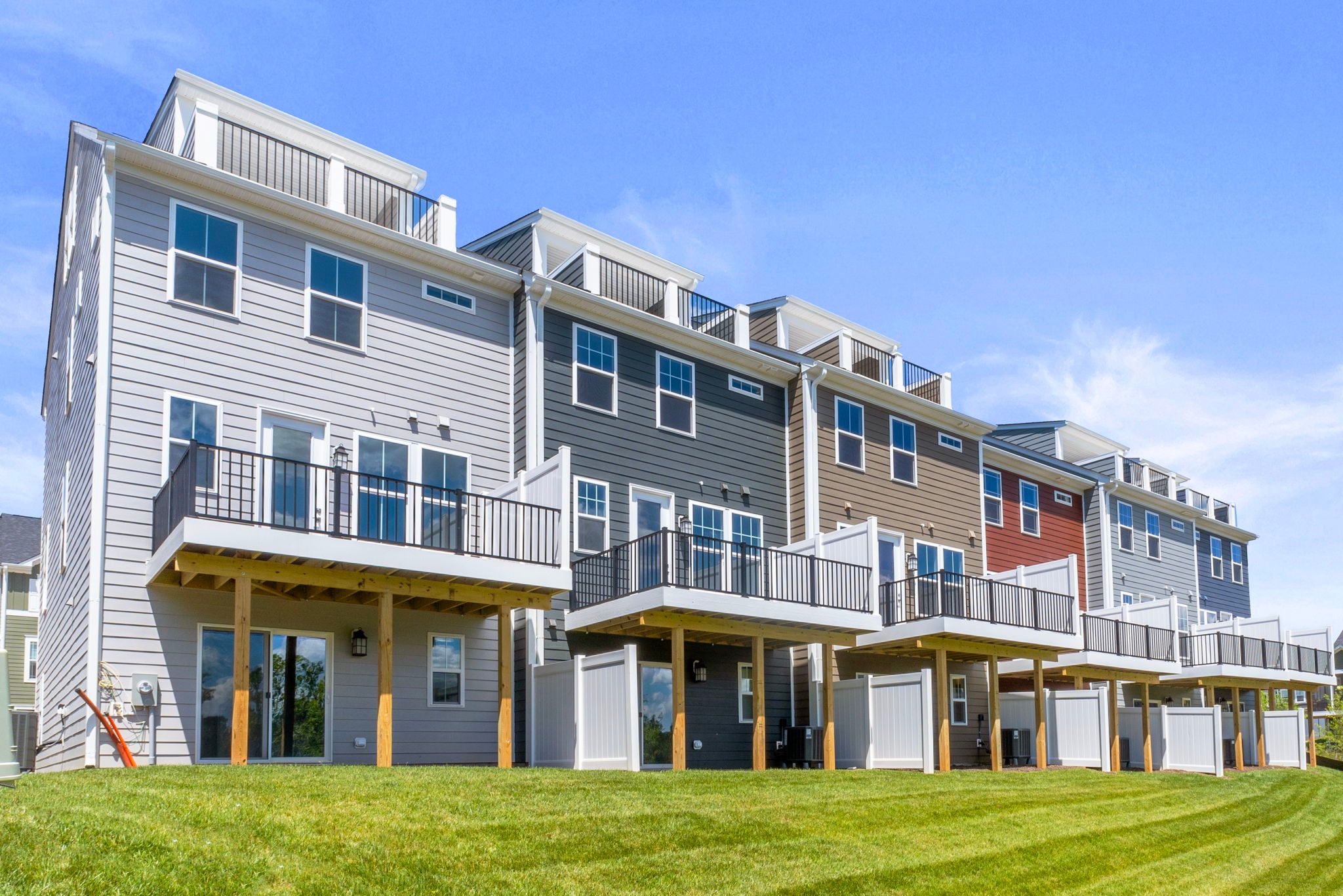 Rear elevations - similar to photo