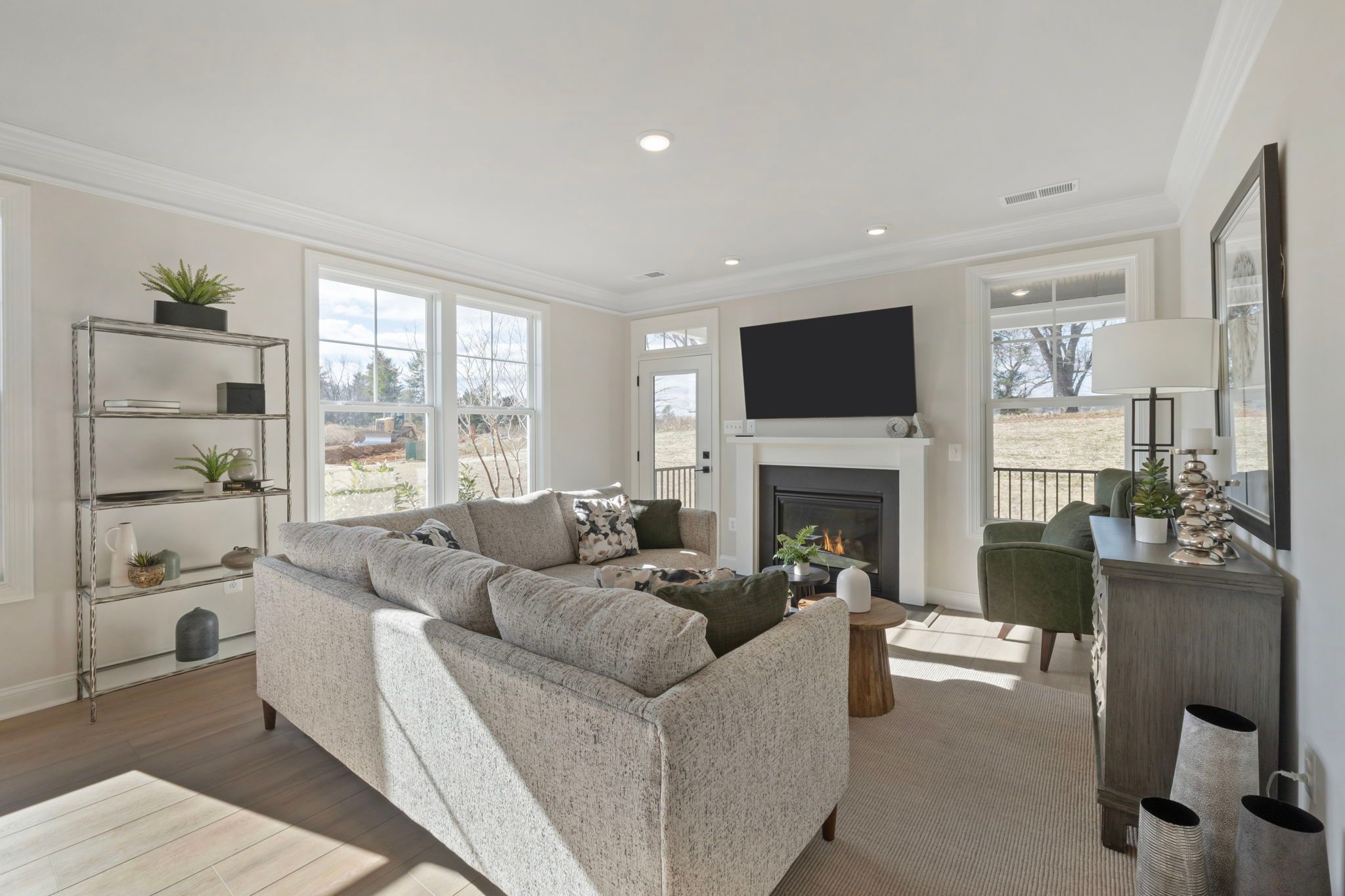 Family Room with Optional Fireplace