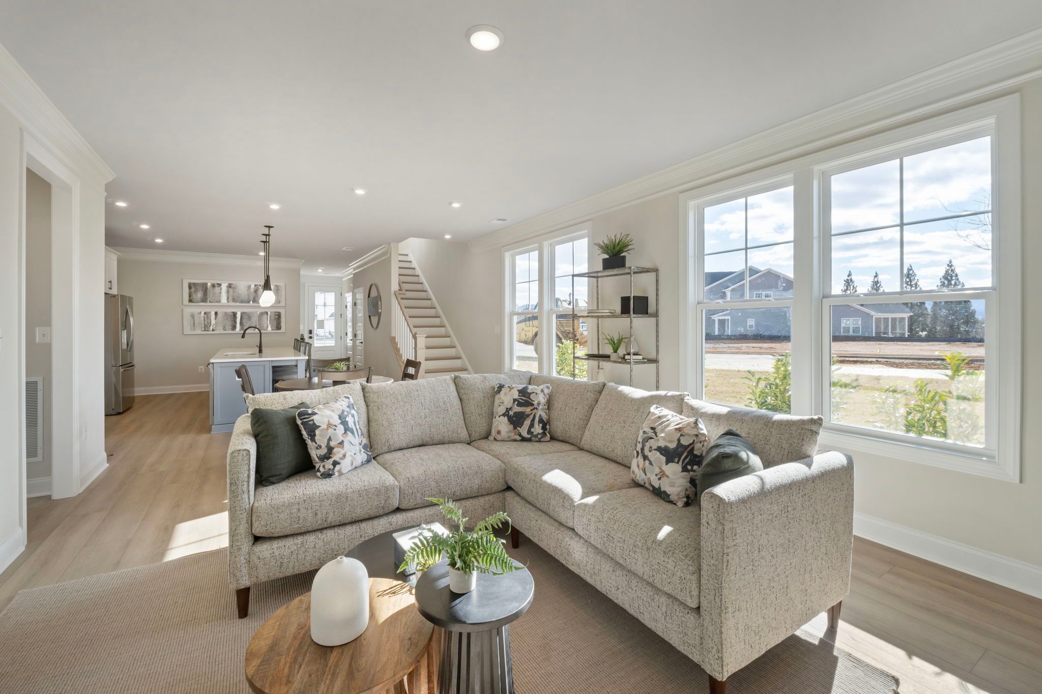 Family Room with Optional Fireplace