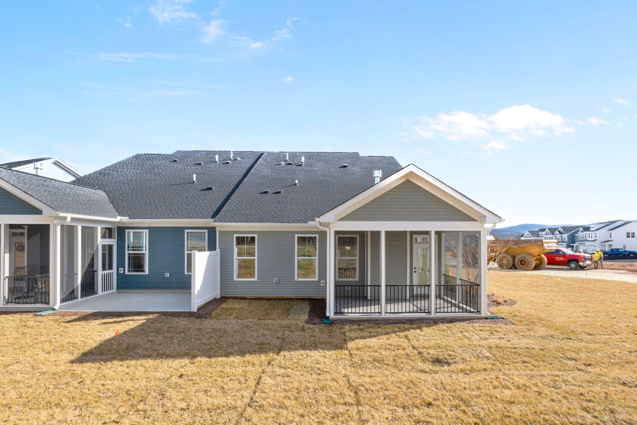 Slab Foundation with Optional Screened Porch