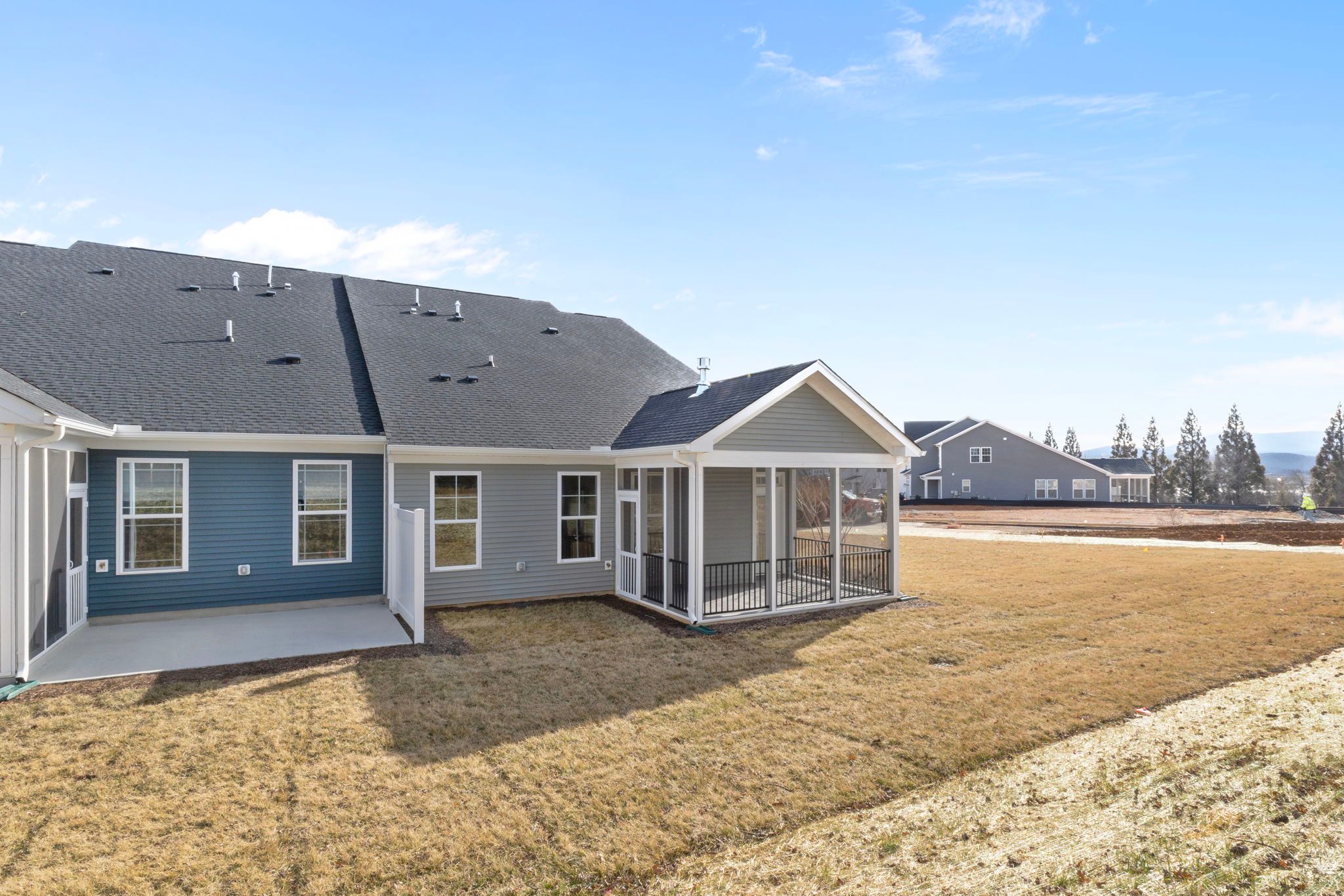 Slab Foundation with Optional Screened Porch