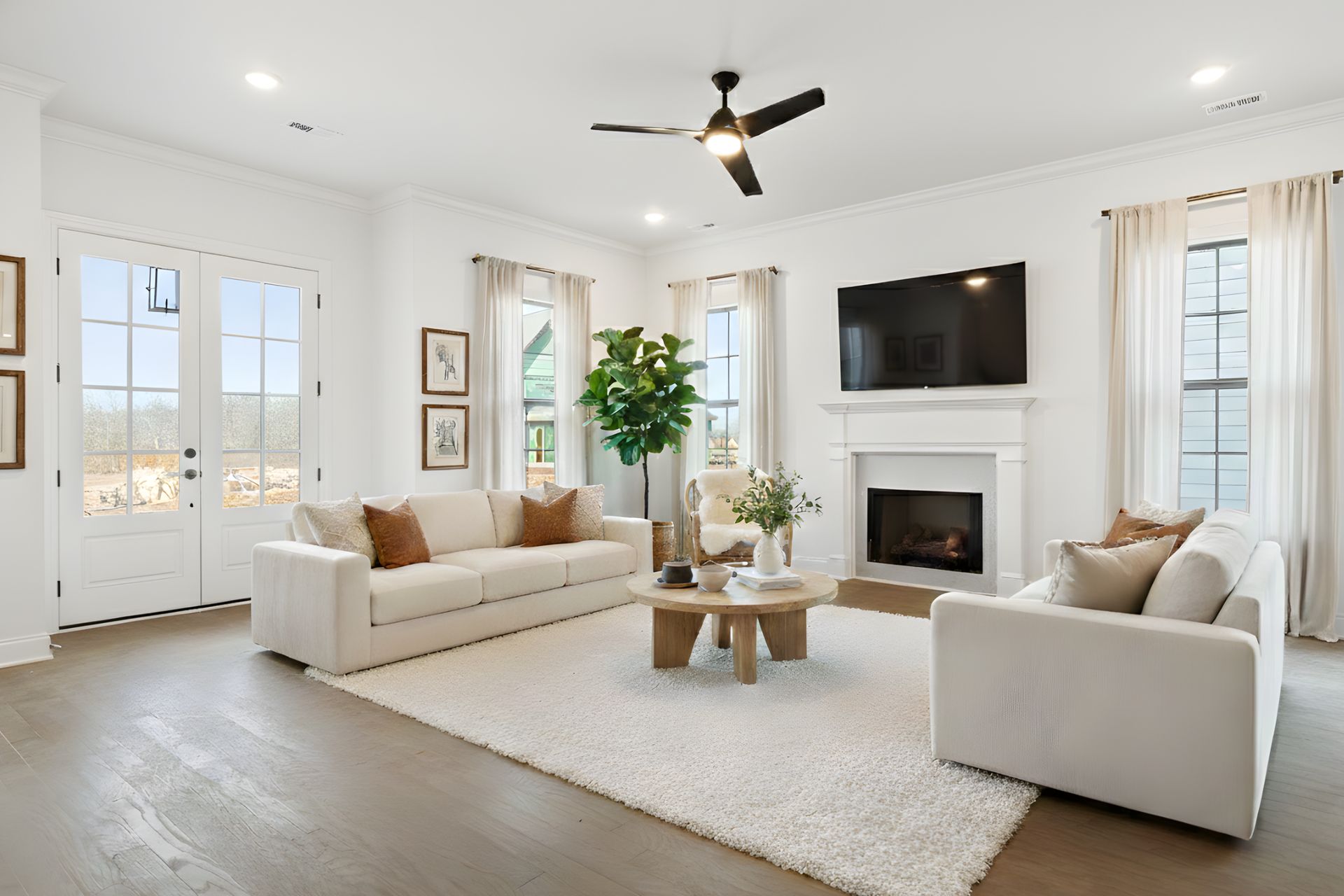Bonus Room option above; fireplace option