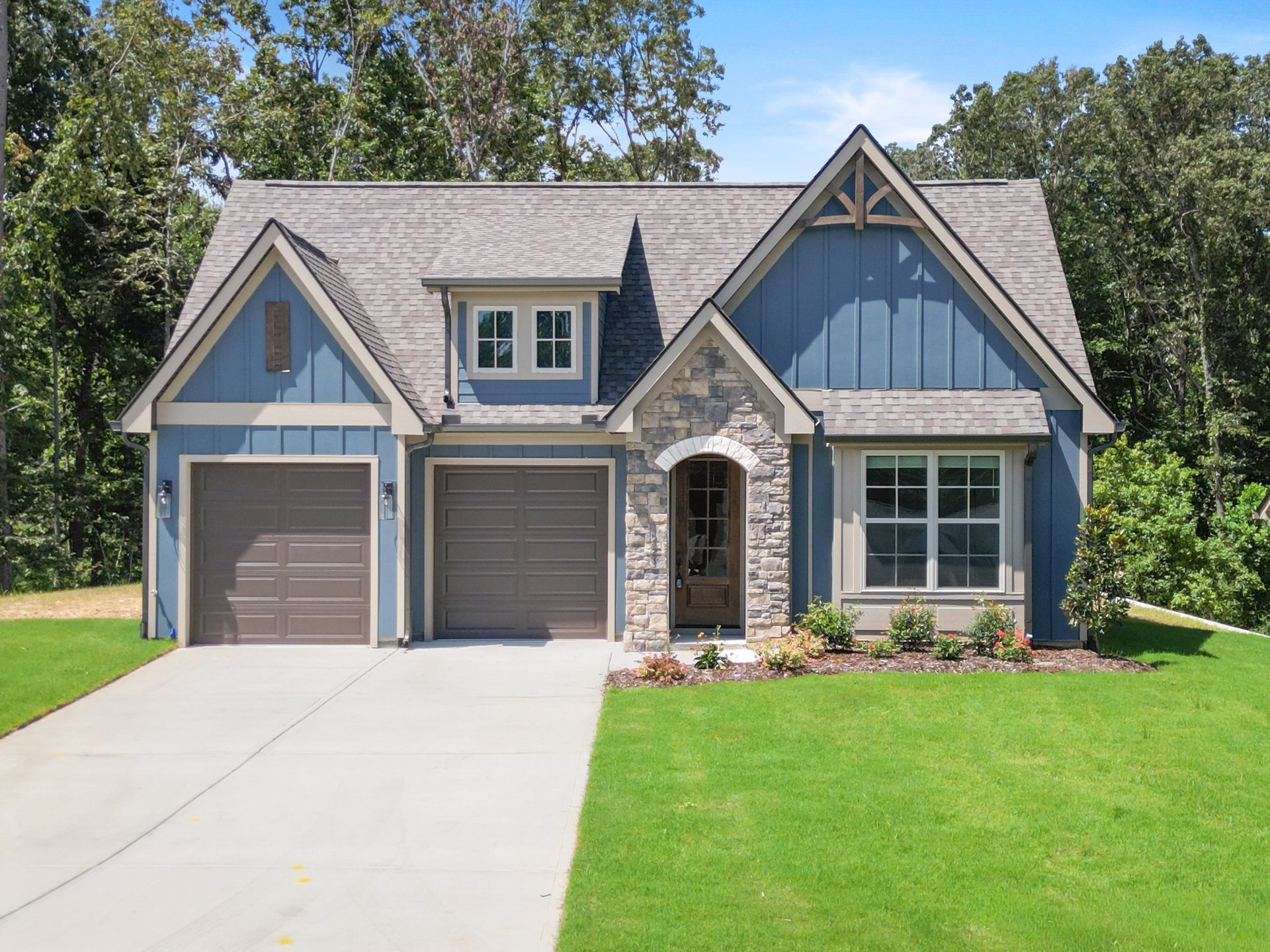 With Stone Accent