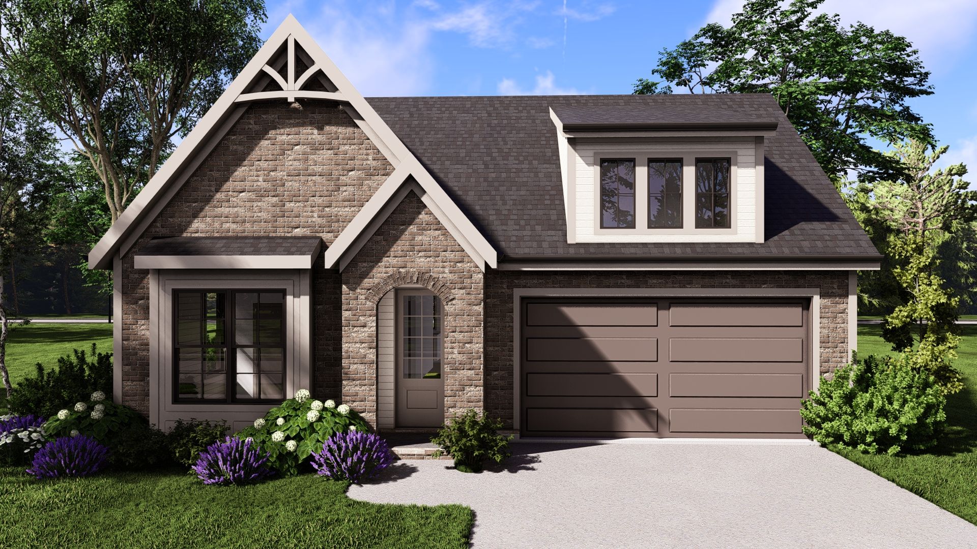Elevation B - Full Brick option