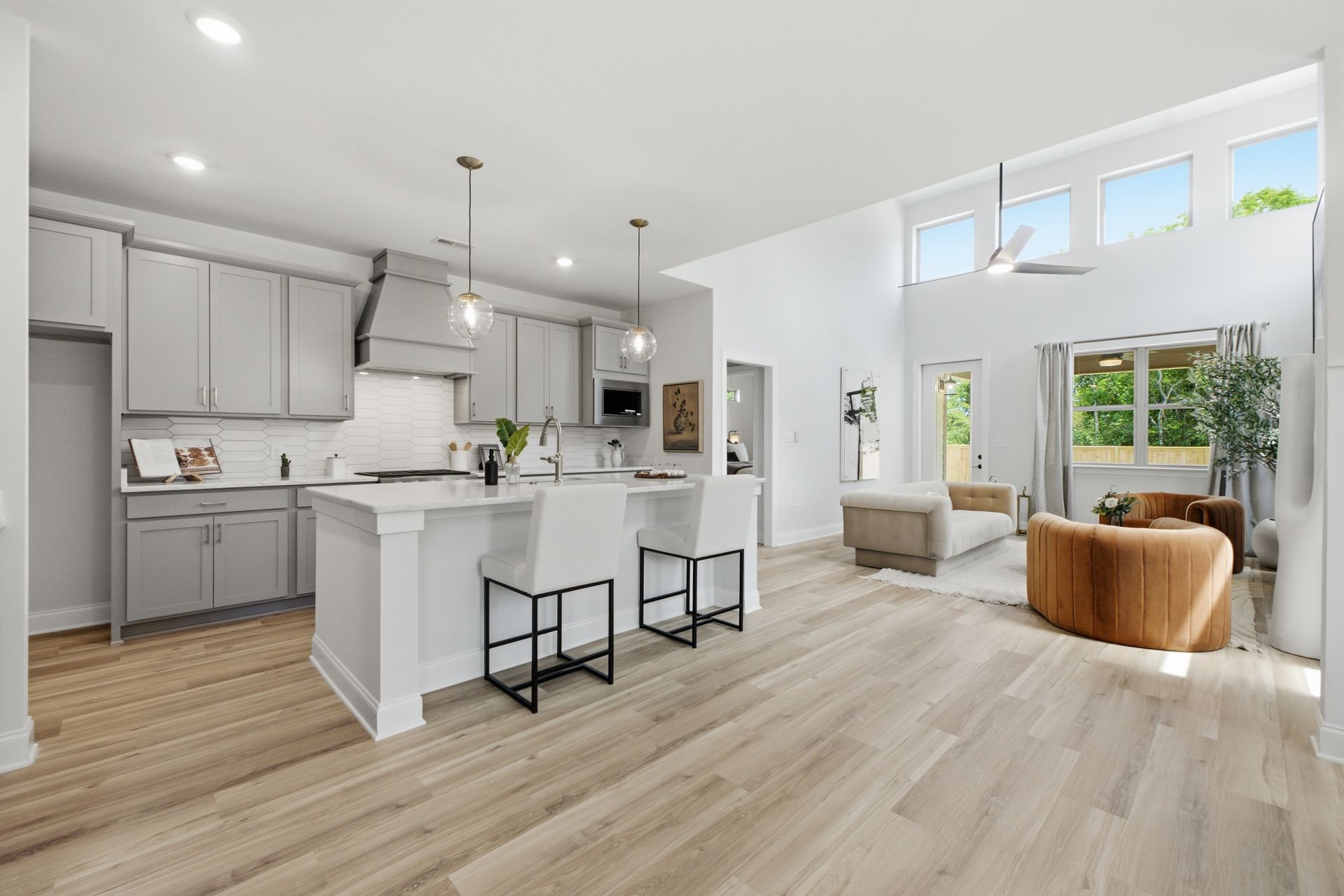 Open-concept living