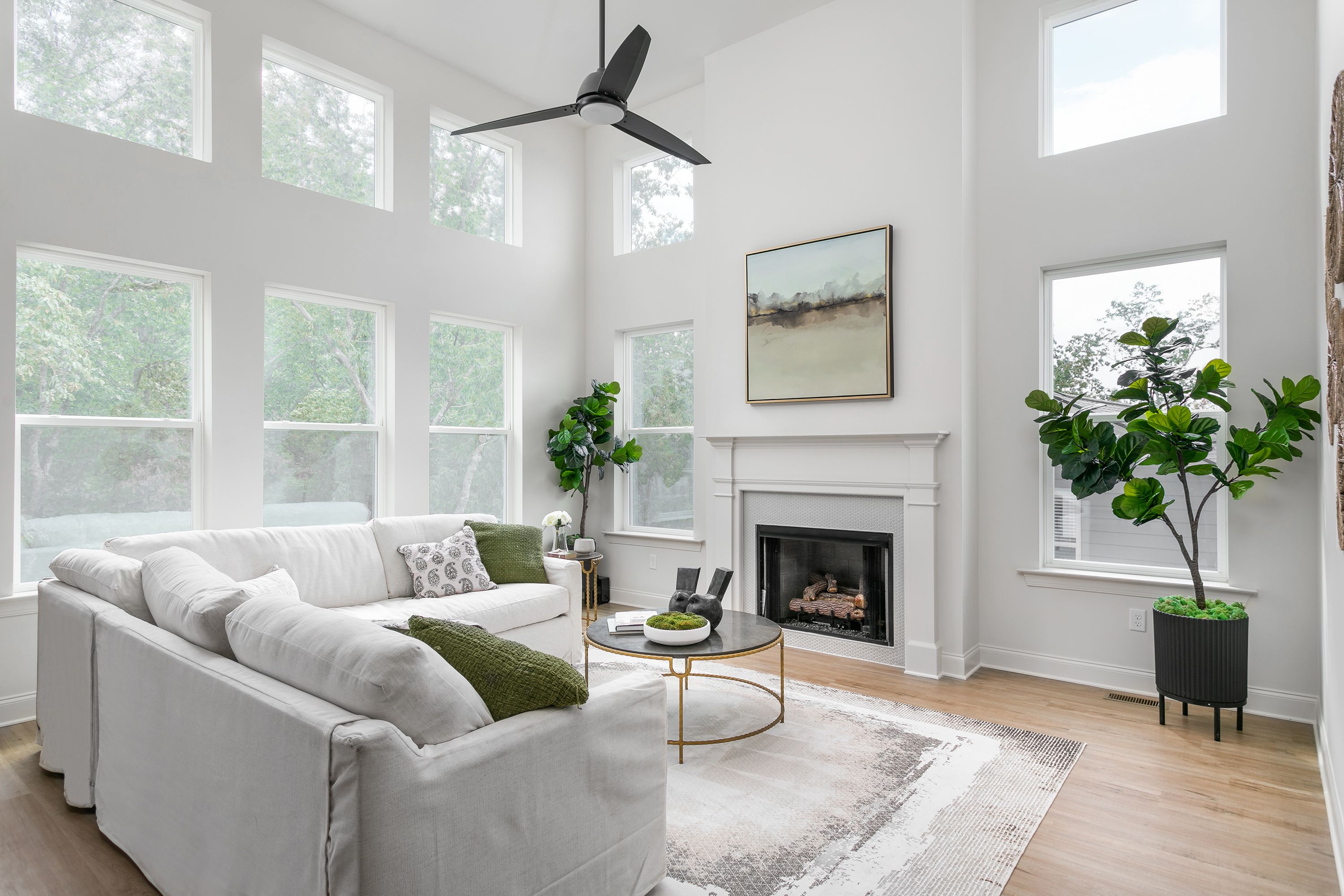 2-story ceiling option