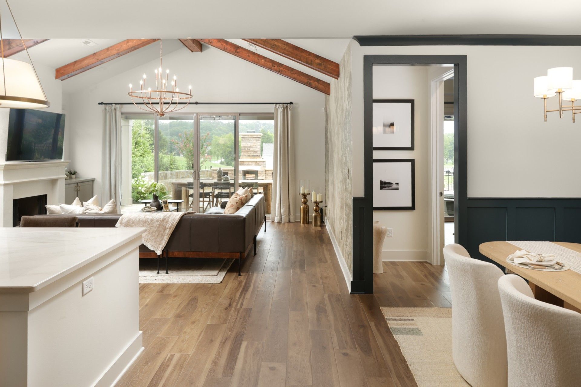 Open-concept liviing