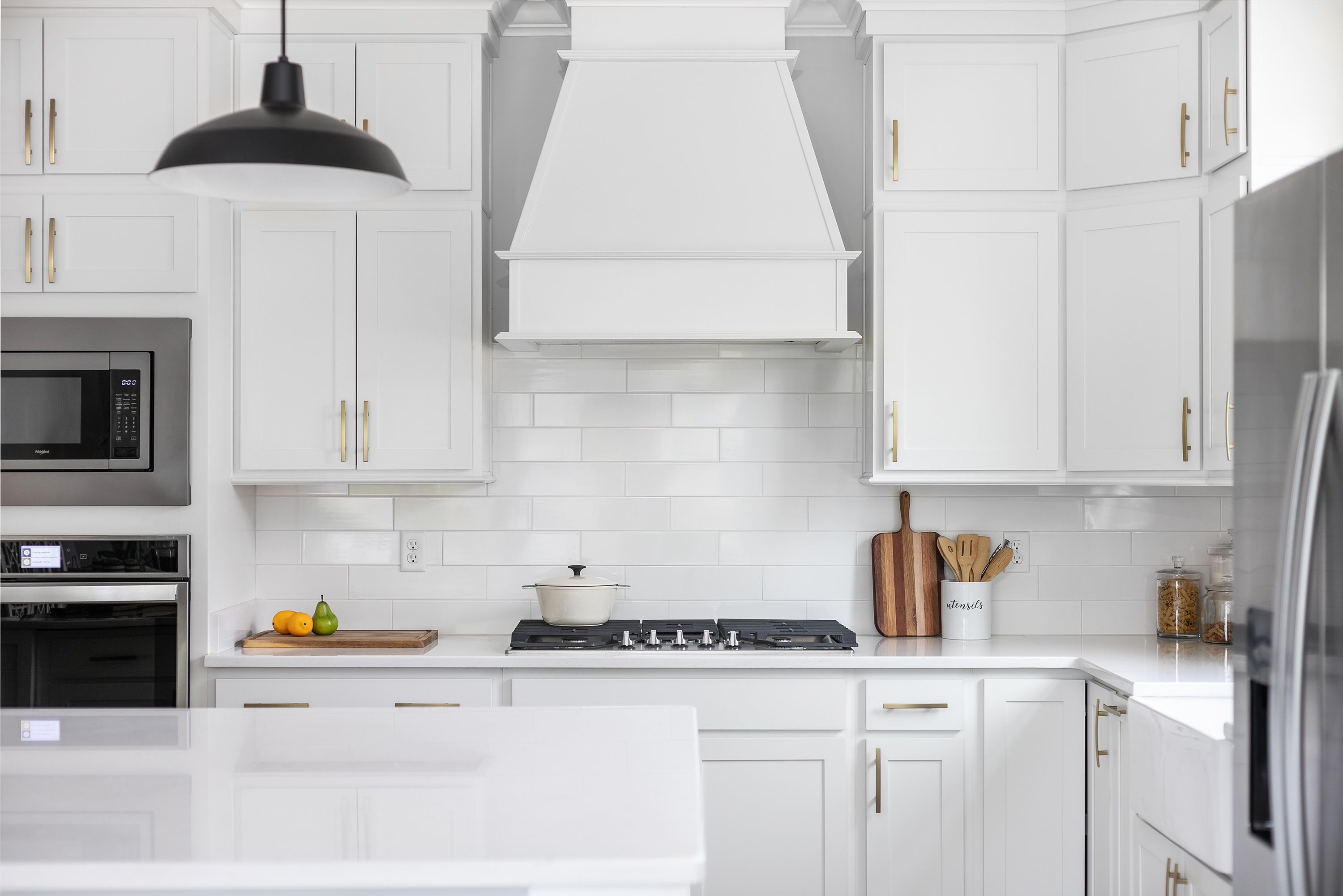 Open living, kitchen & dining