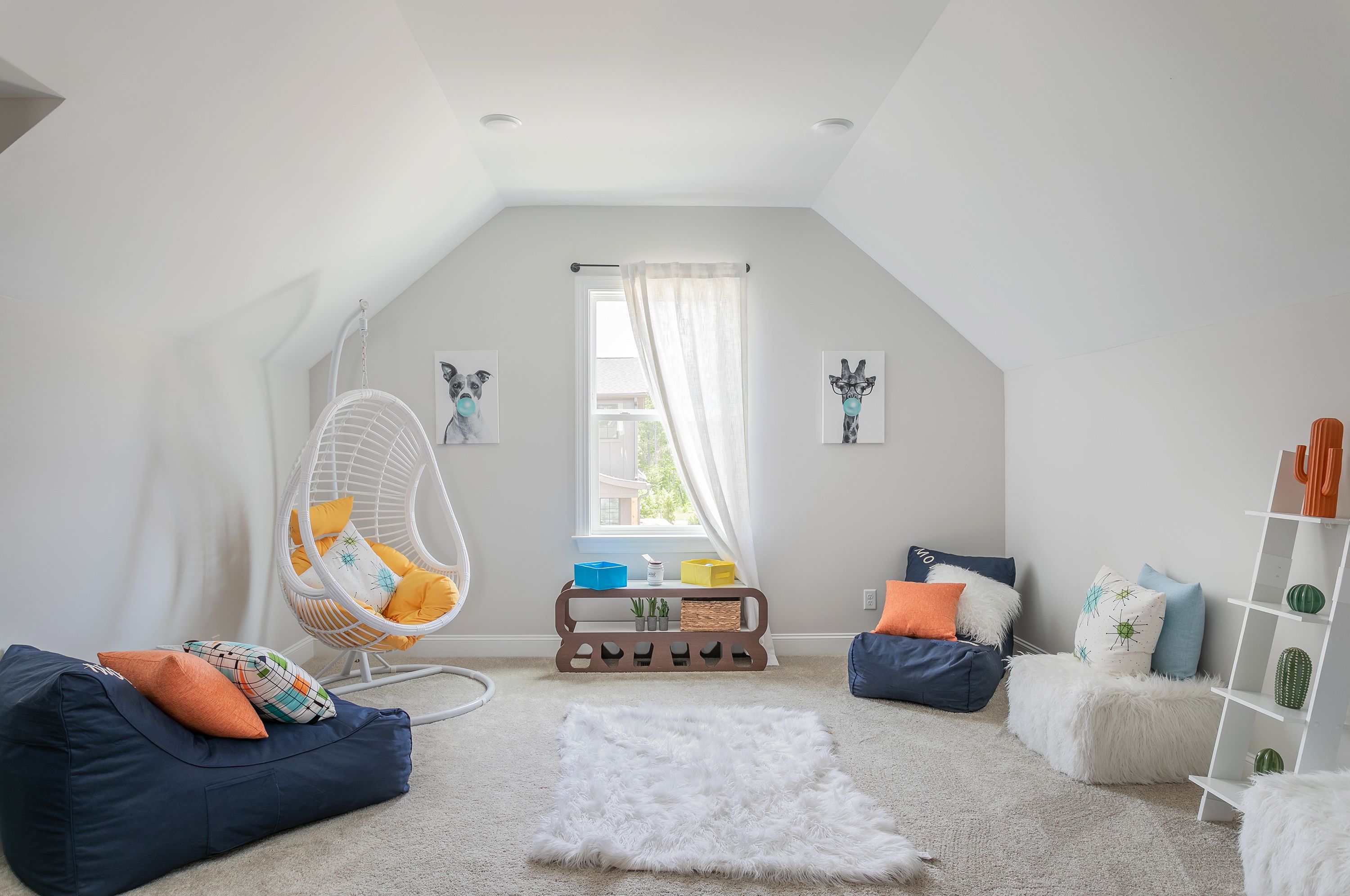 Open living, kitchen & dining