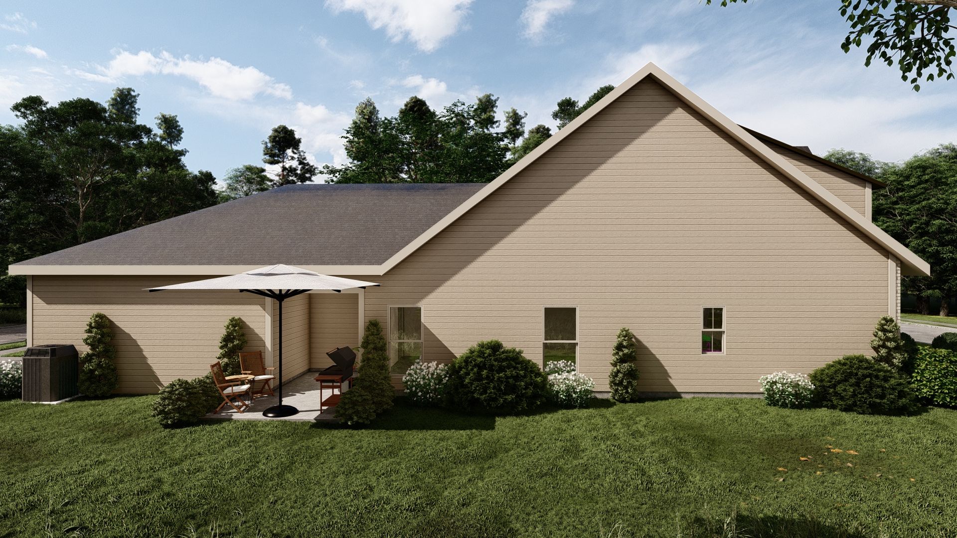 The Claiborne floor plan