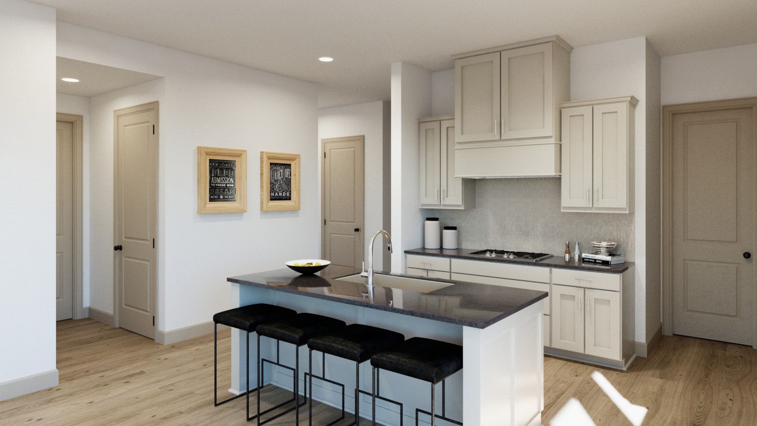 Kitchen with Large Island