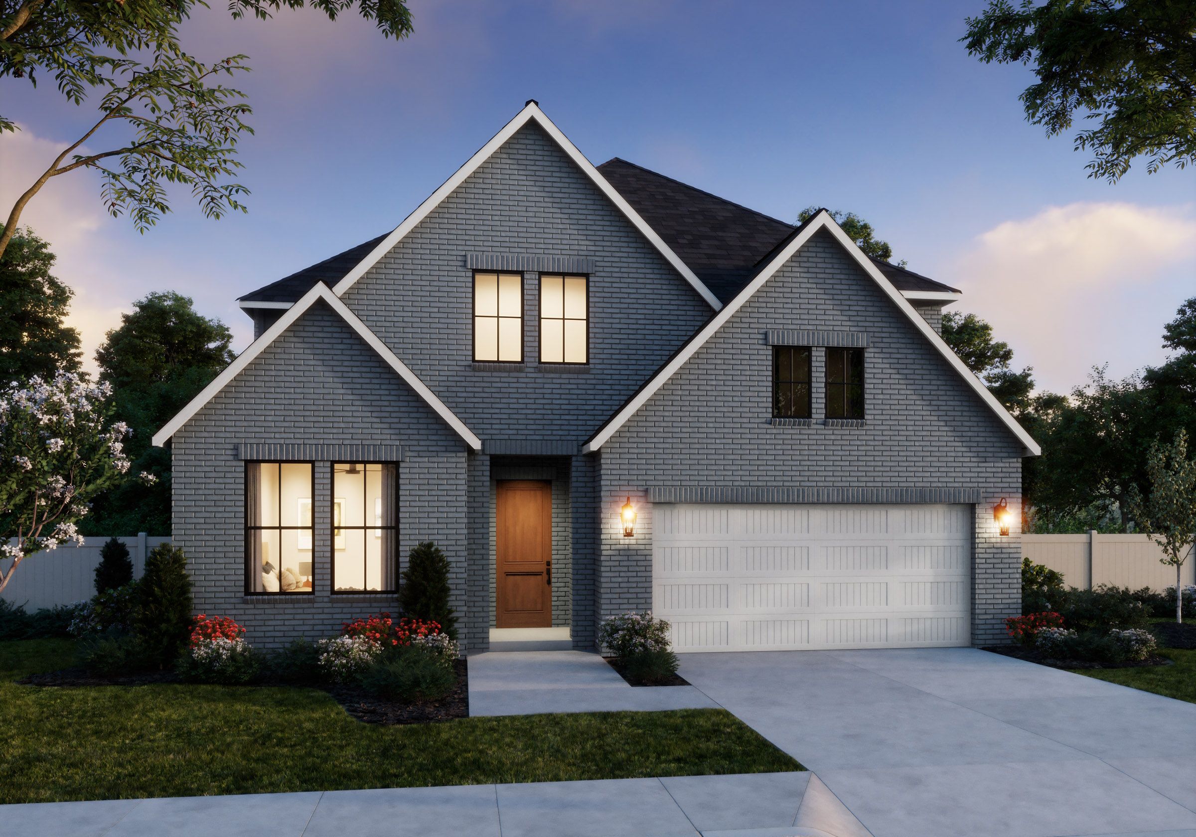 Toulouse II - Painted Tree - Woodland West: McKinney, Texas - Normandy Homes