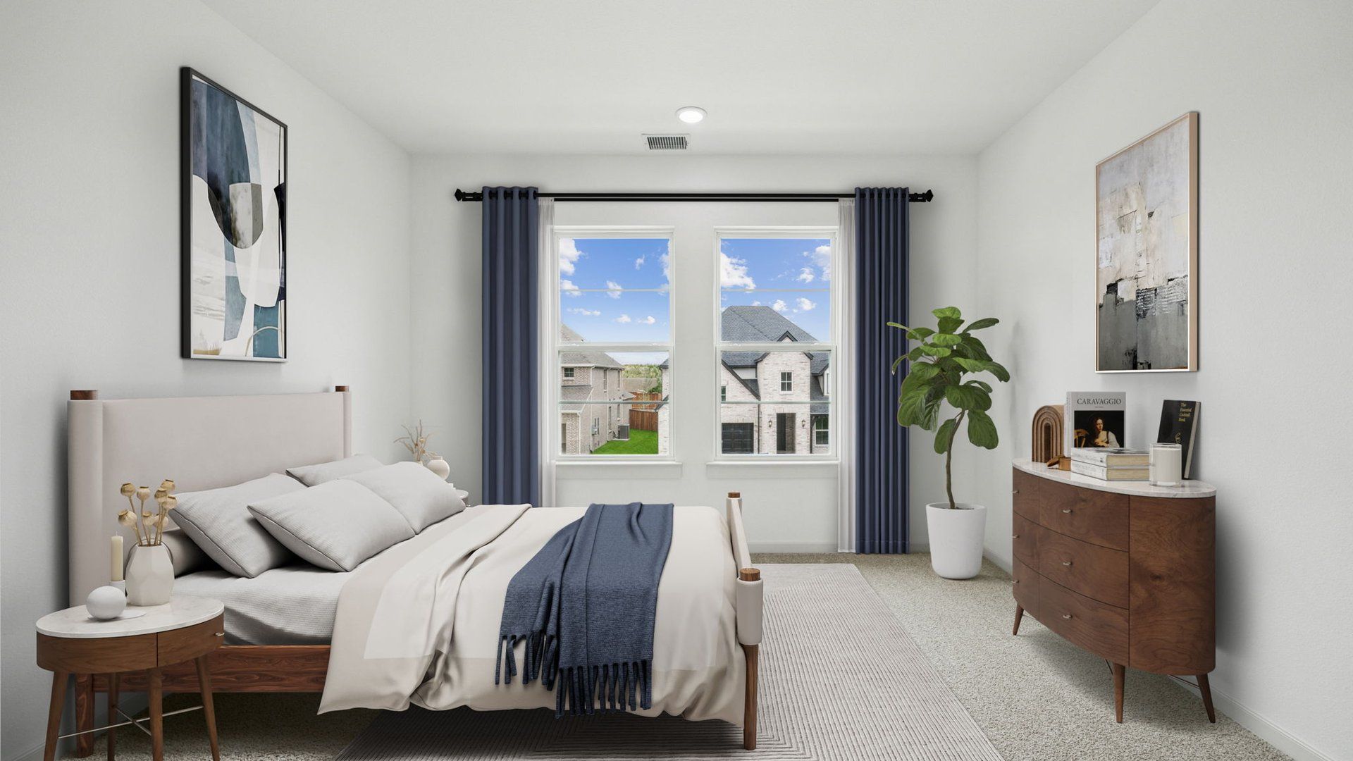 Staged Secondary Bedroom