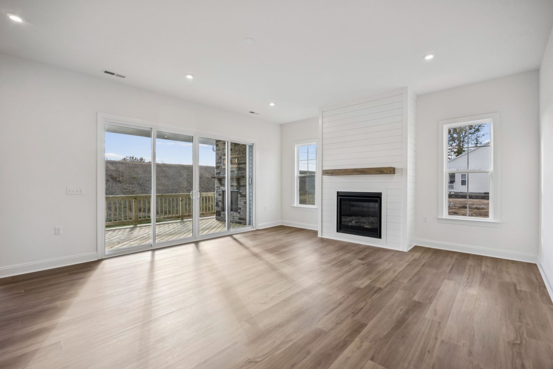 007 HHHunt Homes Haven Family Room and Fireplace